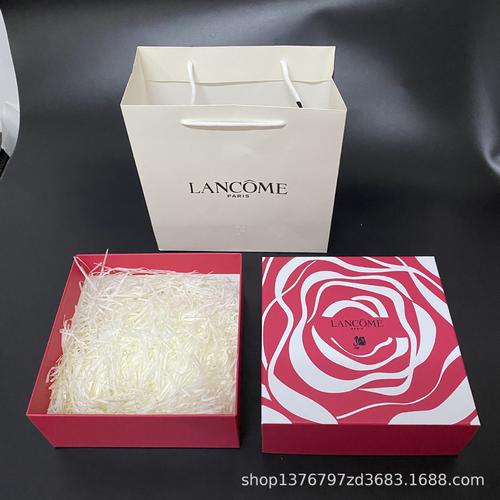 兰家lanome粉水大礼盒化妆品香水礼品袋购物纸袋手提袋礼袋批发